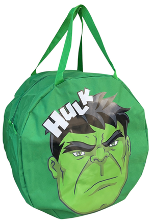 Borsa Portagiochi Hulk Avengers MARVEL Rotonda con Manici e Chiusura a Zip 50x32 CM - M08944mc