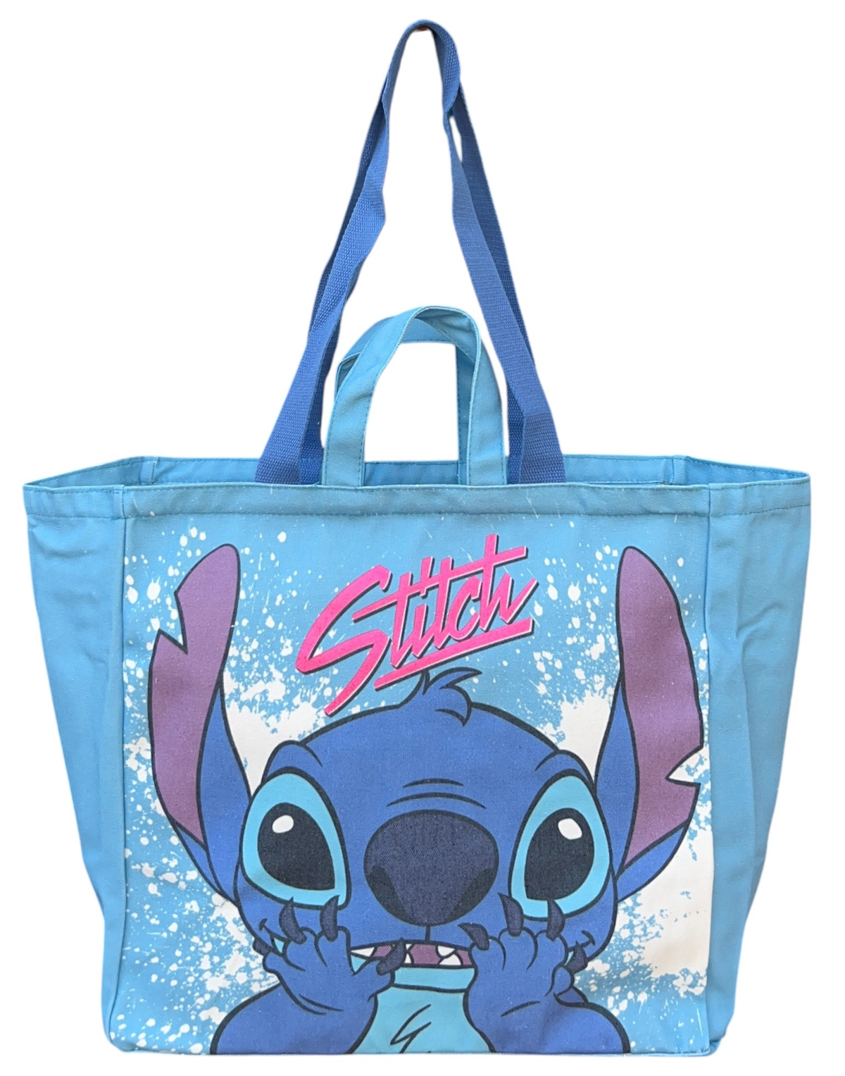 Borsa con Manici Stitch DISNEY Shopper con Tracolla Borsa Mare Tempo Libero - D08966mc