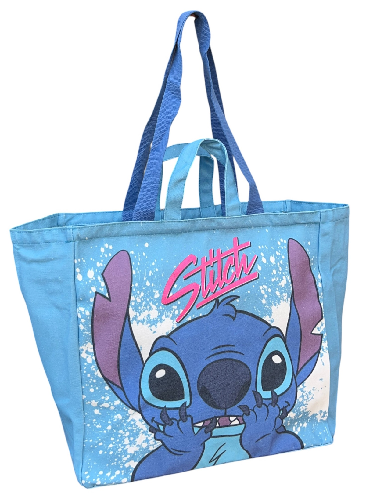 Borsa con Manici Stitch DISNEY Shopper con Tracolla Borsa Mare Tempo Libero - D08966mc