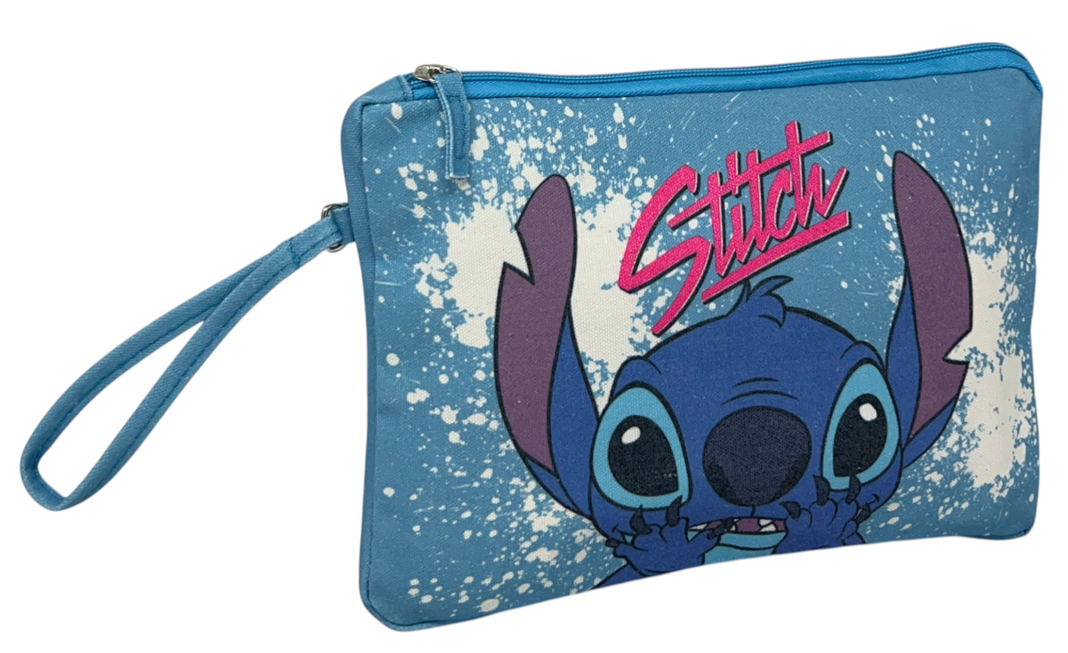 Beauty Case Stitch DISNEY Pochette Mare con Laccetto Borsa Organizer - D08984mc