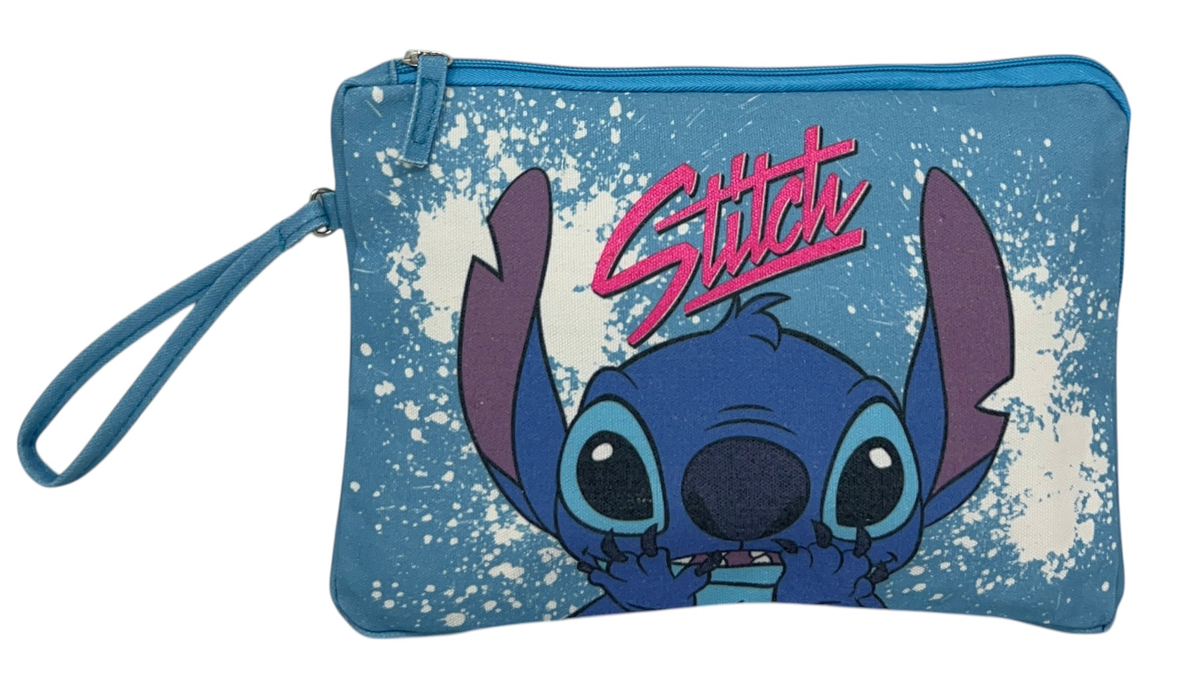 Beauty Case Stitch DISNEY Pochette Mare con Laccetto Borsa Organizer - D08984mc