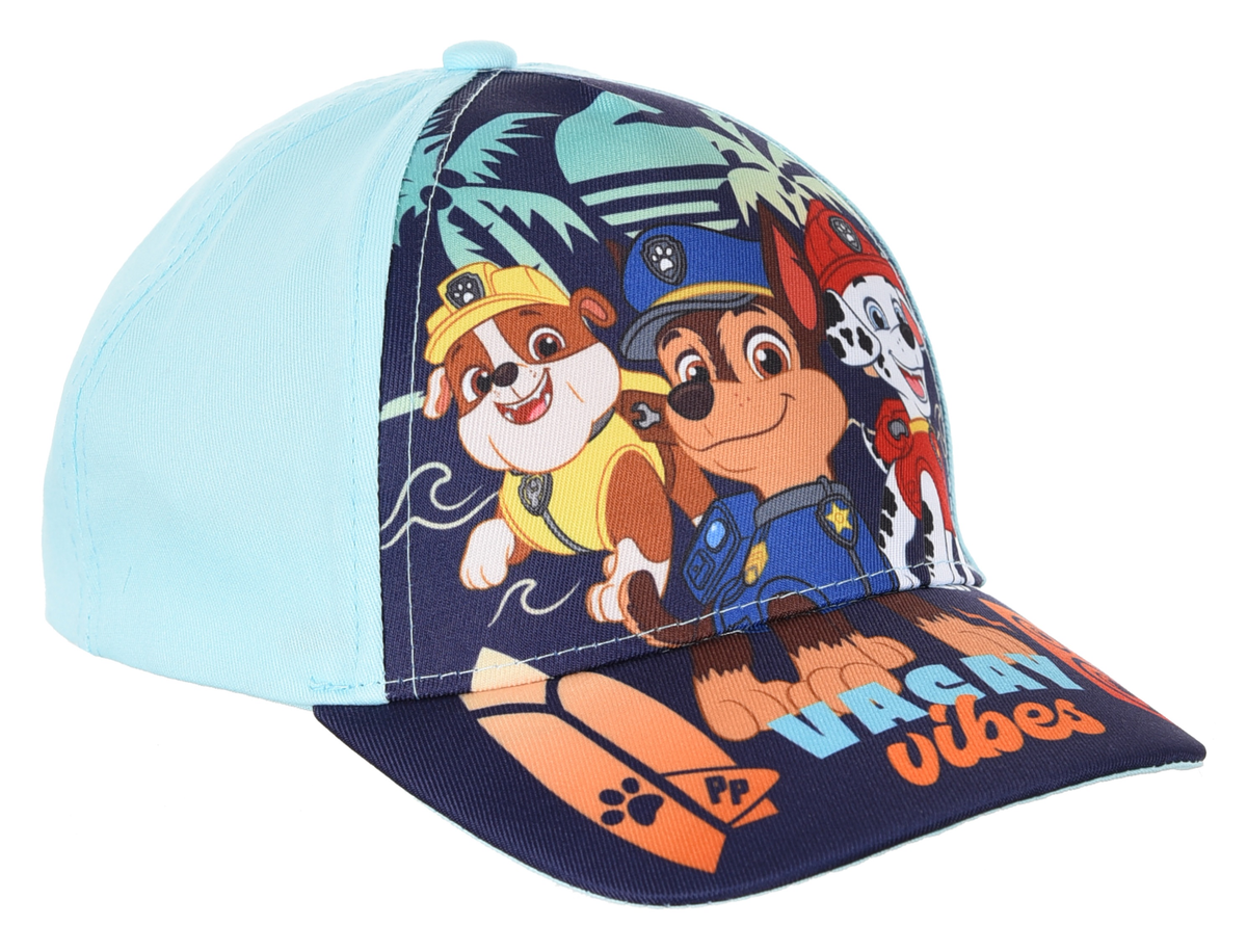 Cappello Paw Patrol con Visiera Berretto Estivo Regolabile Bambino - Ye40051celeste