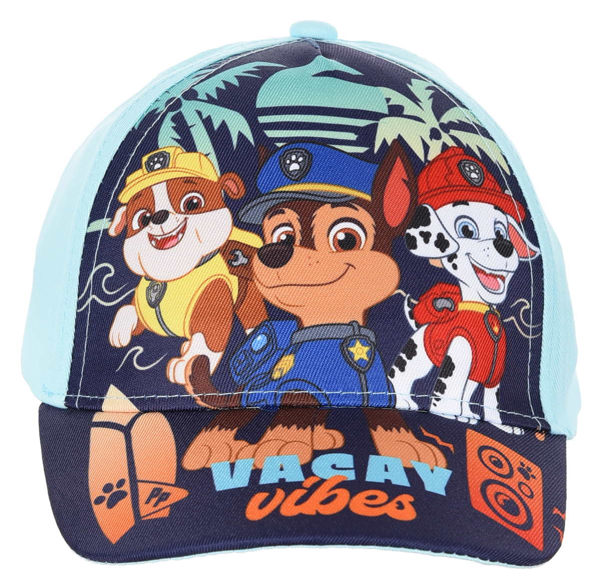 Cappello Paw Patrol con Visiera Berretto Estivo Regolabile Bambino - Ye40051celeste