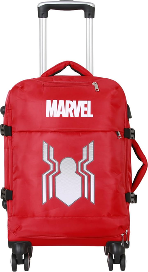 Trolley da Viaggio Spiderman MARVEL 55 CM Valigia Morbida in Tessuto con Manico Telescopico a Scomparsa - 06235