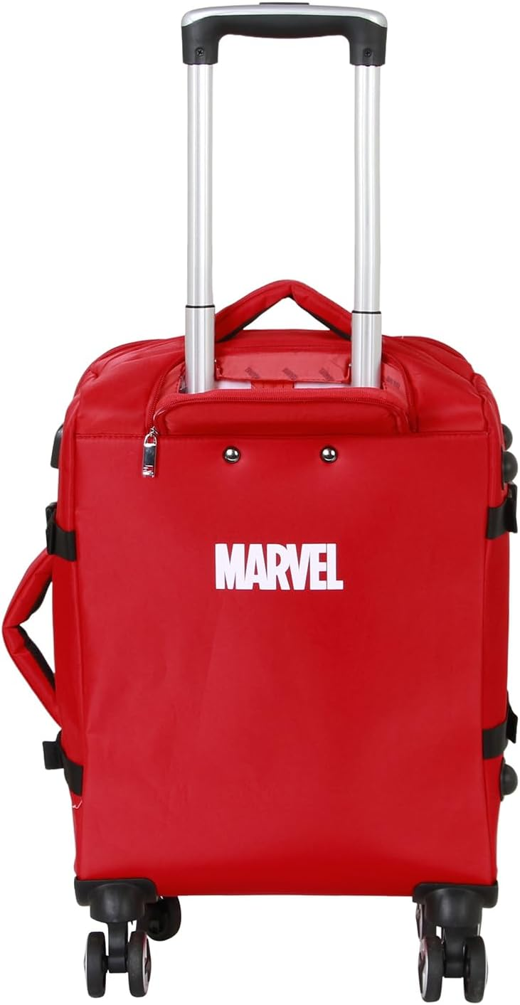 Trolley da Viaggio Spiderman MARVEL 55 CM Valigia Morbida in Tessuto con Manico Telescopico a Scomparsa - 06235