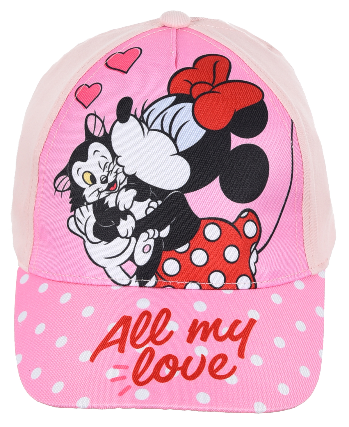 Cappello Minnie DISNEY con Visiera Berretto Estivo Regolabile Bambina - Ye40044rosa