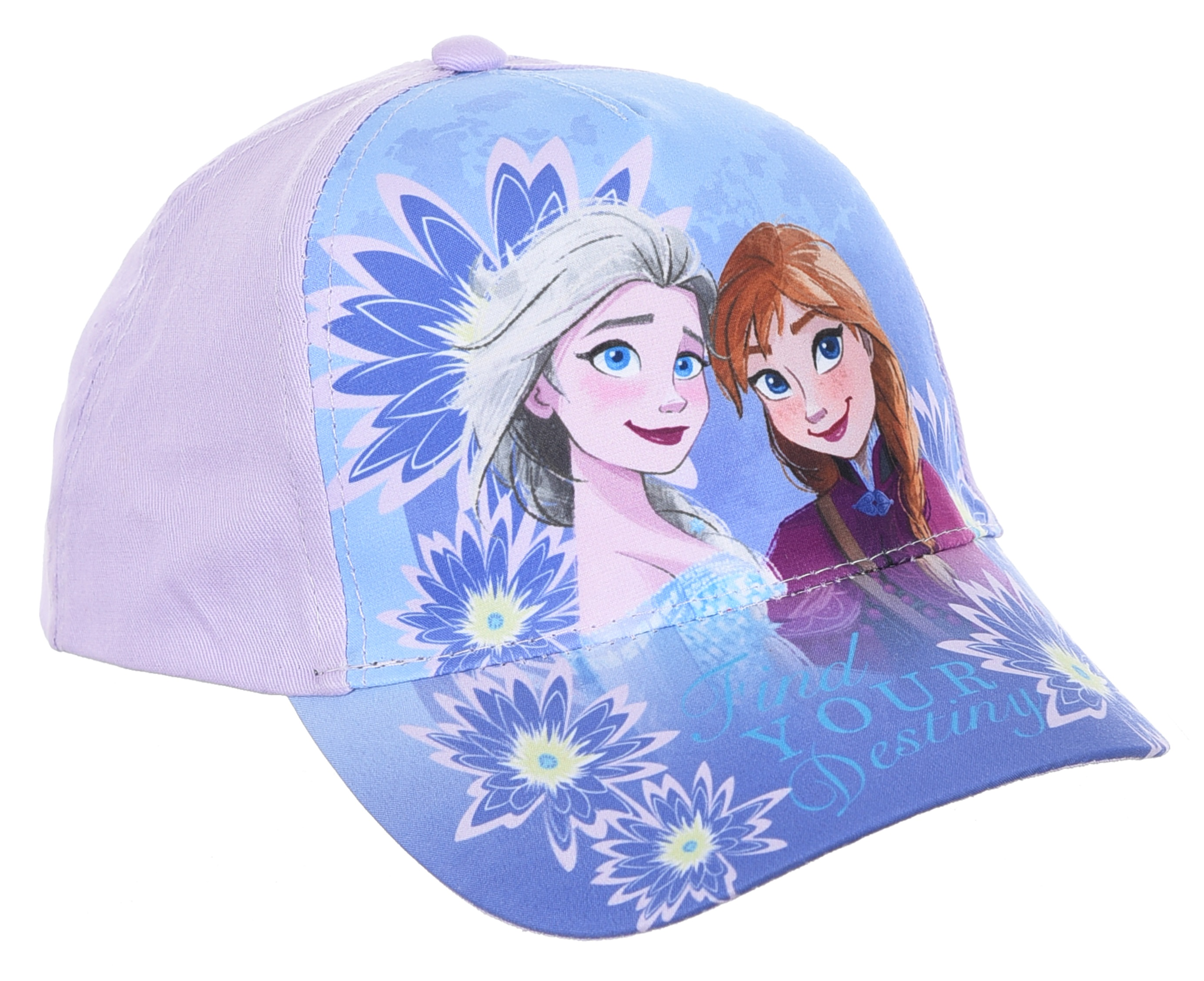Cappello Frozen DISNEY con Visiera Berretto Estivo Regolabile Bambina - Ye40020lilla