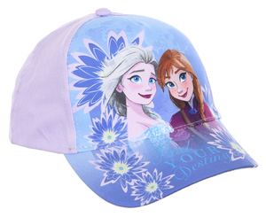 Cappello Frozen DISNEY con Visiera Berretto Estivo Regolabile Bambina - Ye40020lilla