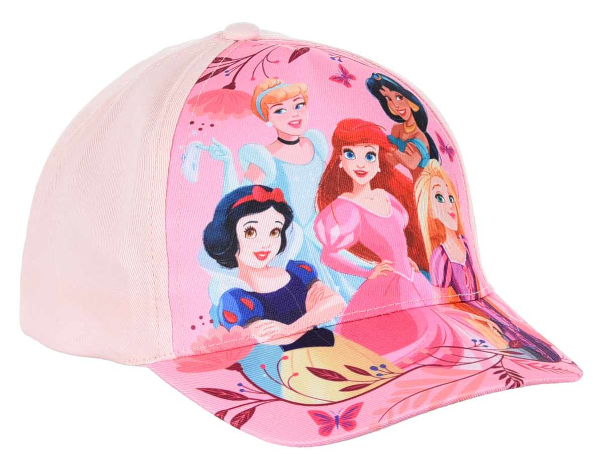 Cappello Principesse DISNEY con Visiera Berretto Estivo Regolabile Bambina - Ye40112rosa