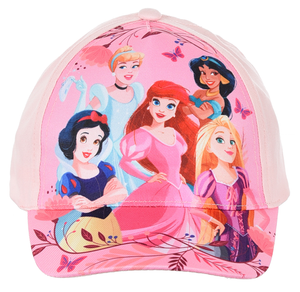 Cappello Principesse DISNEY con Visiera Berretto Estivo Regolabile Bambina - Ye40112rosa
