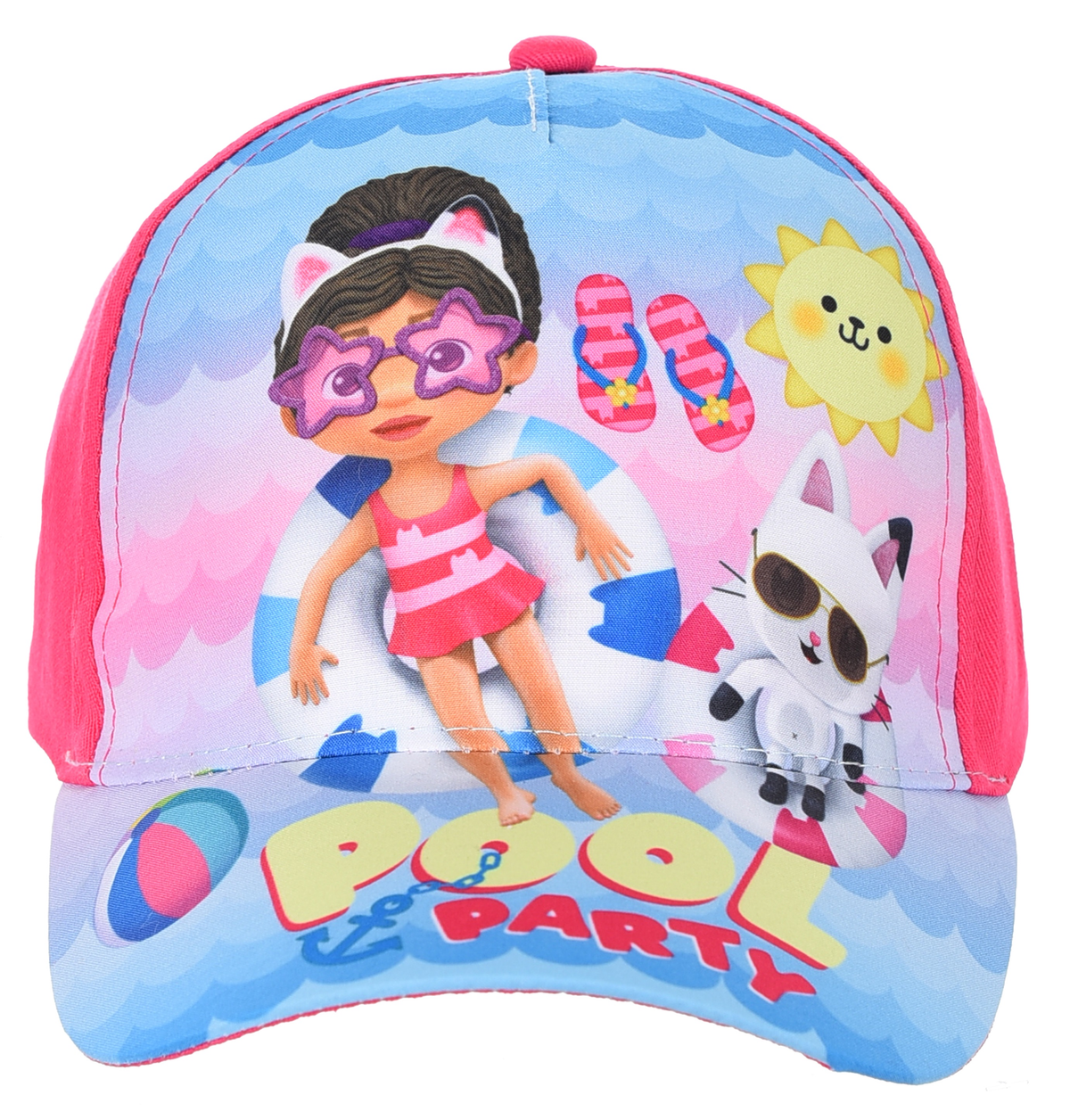 Cappello Gabby's Dollhouse con Visiera Berretto Estivo Regolabile Bambina - Ye40024fucsia