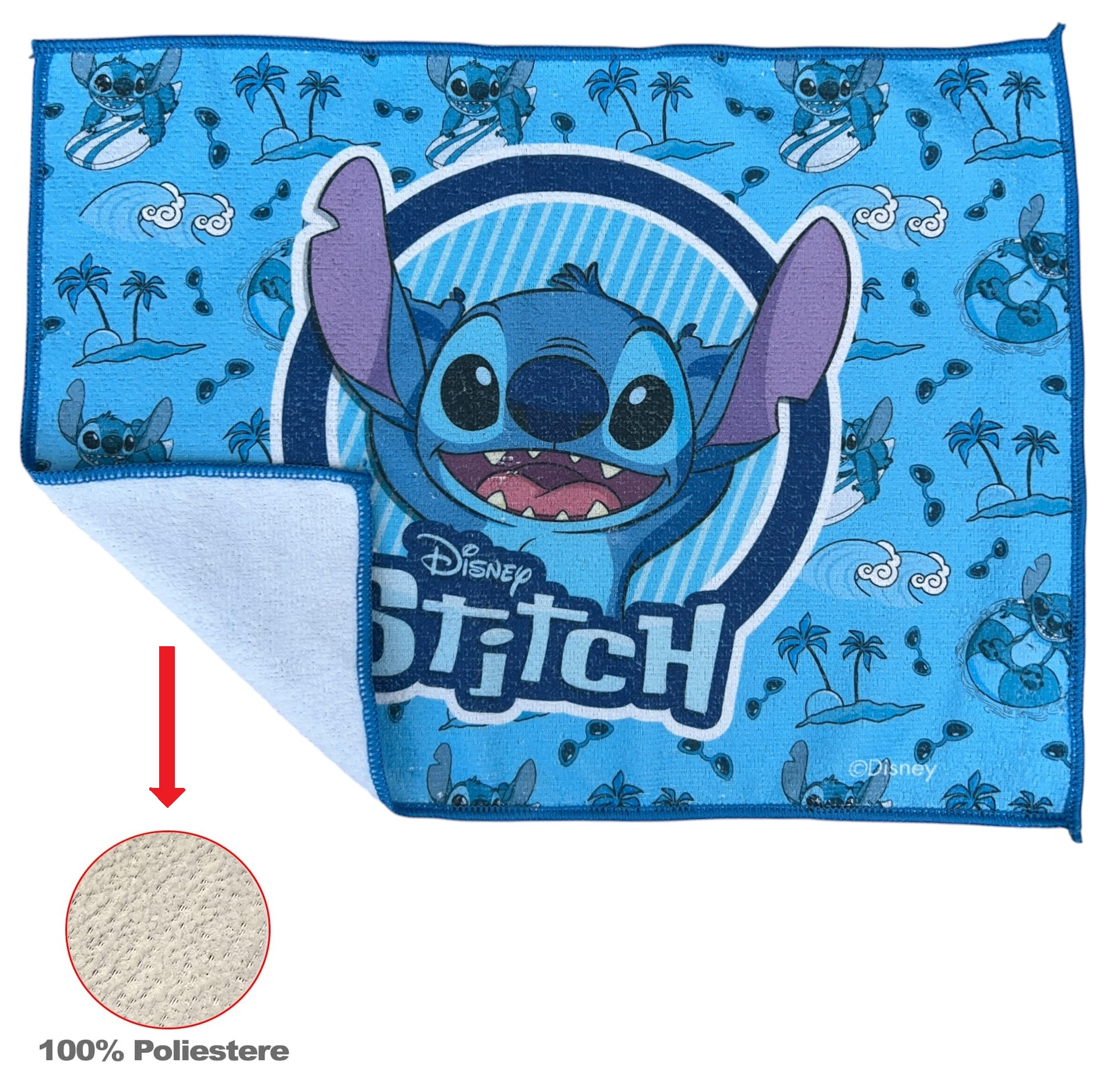 Tovaglietta Stitch DISNEY in Tessuto da Colazione Pranzo Cm.40x30 - Lst1000-B