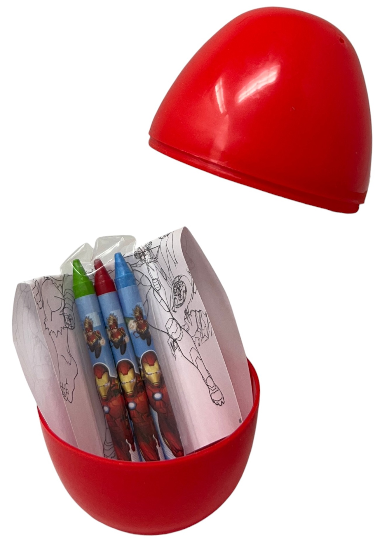 Mini Uovo con Sorpresa Avengers MARVEL Ovetto con Kit da Colorare -  Av0940