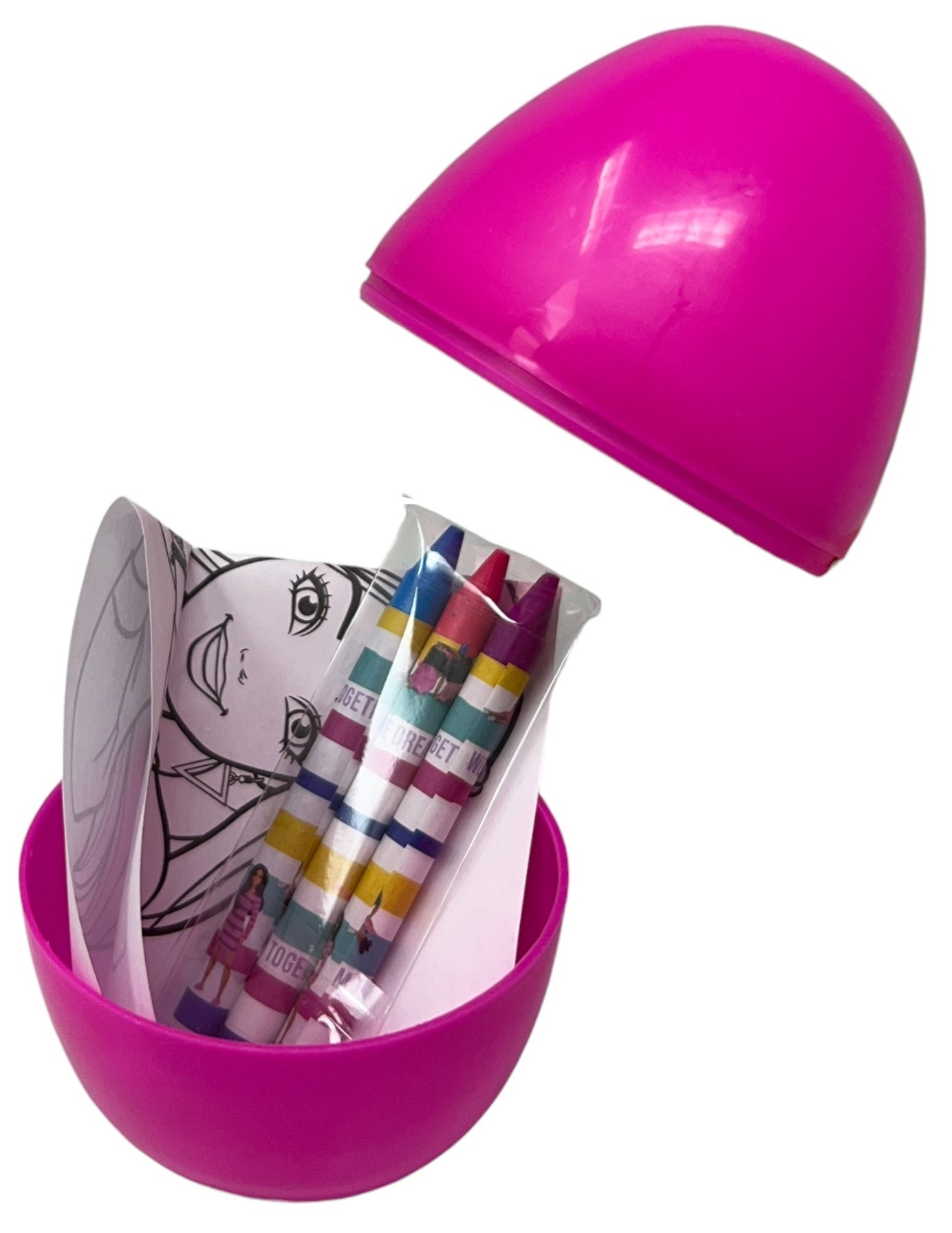 Mini Uovo con Sorpresa Barbie Ovetto con Kit da Colorare -  Br0940