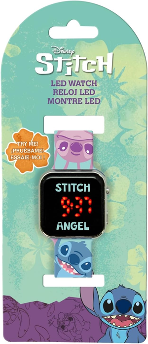 Orologio a LED Stitch Angel DISNEY da Polso Digitale - Las4197