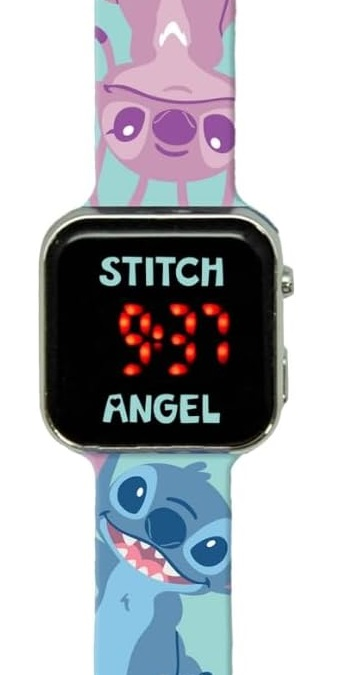 Orologio a LED Stitch Angel DISNEY da Polso Digitale - Las4197