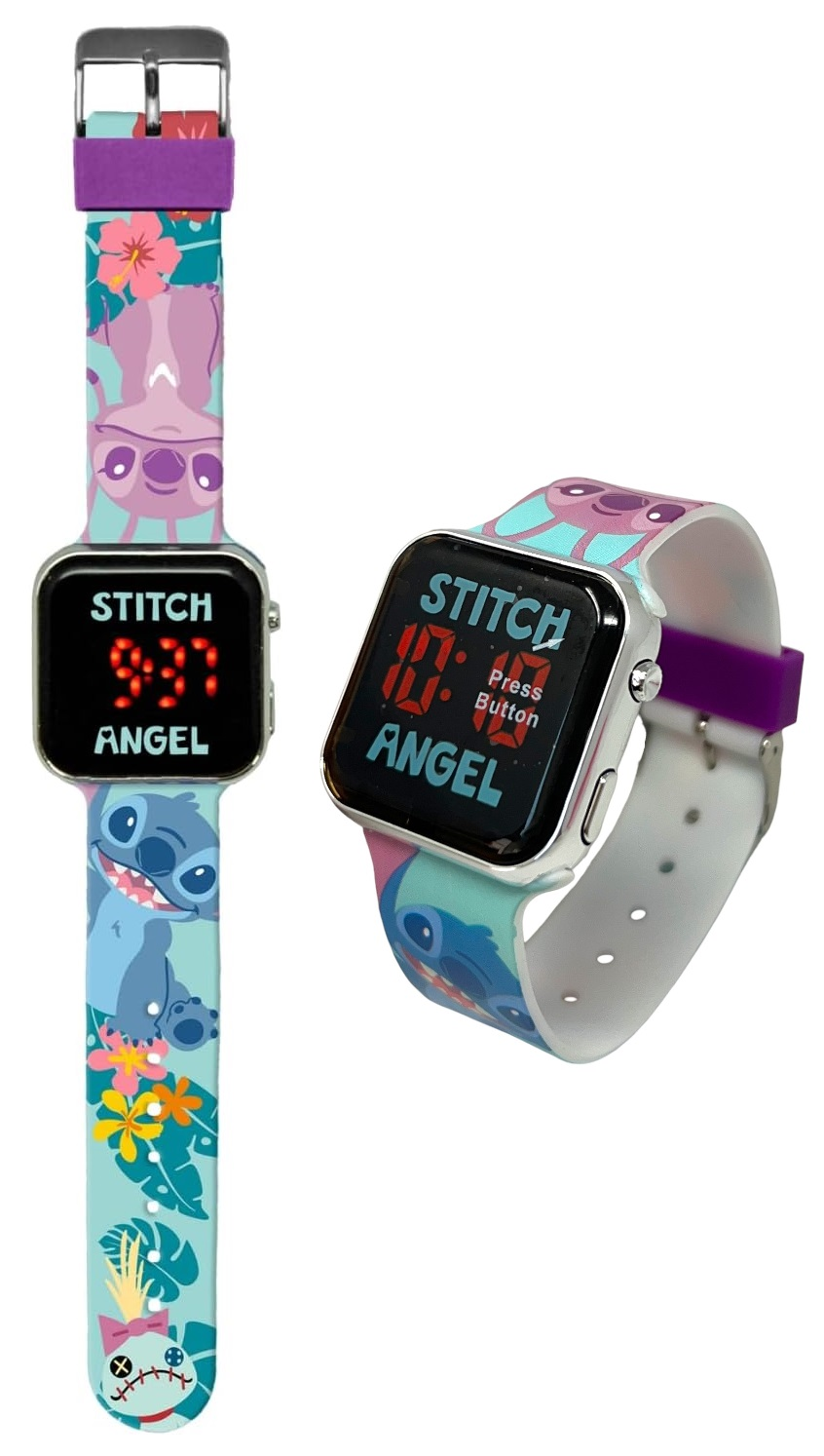 Orologio a LED Stitch Angel DISNEY da Polso Digitale - Las4197