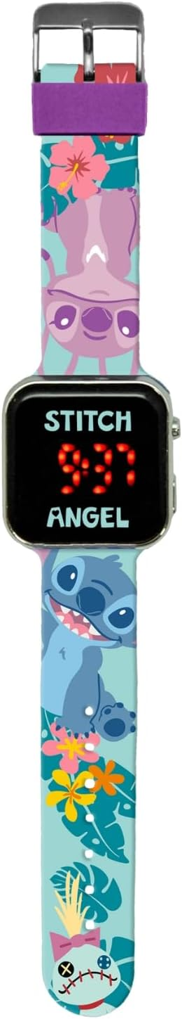 Orologio a LED Stitch Angel DISNEY da Polso Digitale - Las4197