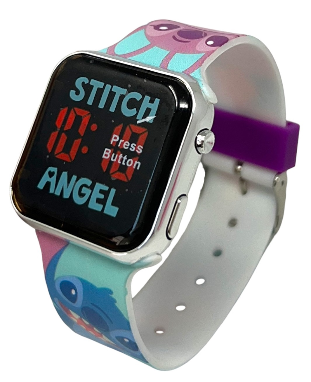 Orologio a LED Stitch Angel DISNEY da Polso Digitale - Las4197