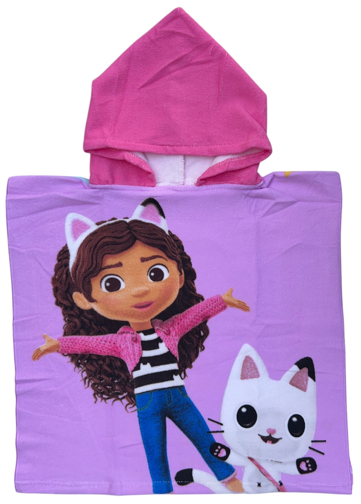 Poncho Mare Gabby's Dollhouse 100 X 50 CM Accappatoio per Bambini 100% Pl - Gab36-0427