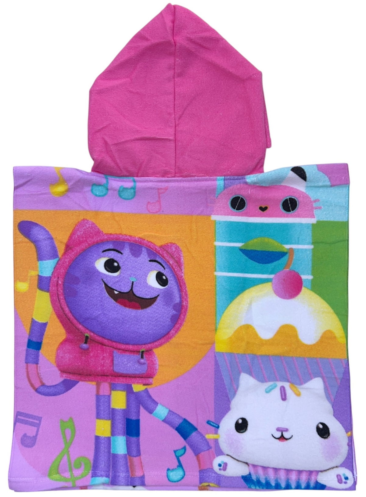Poncho Mare Gabby's Dollhouse 100 X 50 CM Accappatoio per Bambini 100% Pl - Gab36-0427