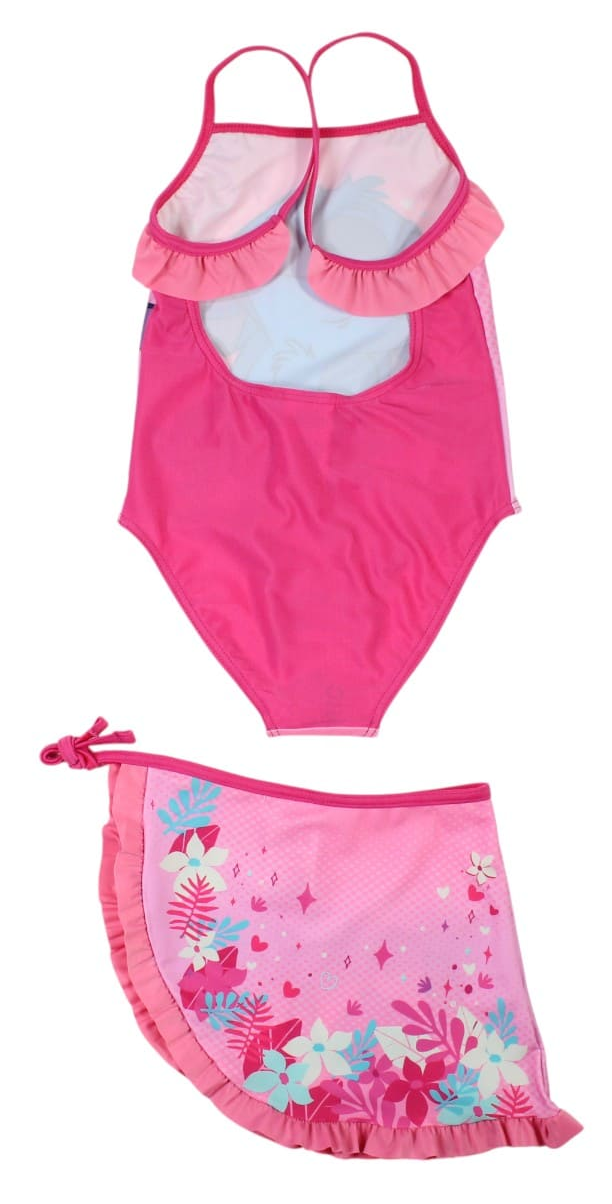 Costume con Pareo Stitch DISNEY Costume da Bagno Intero con Gonna Bambina - Lil36-0802