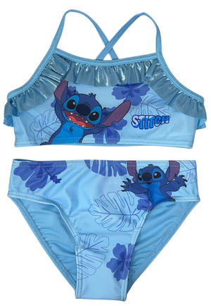Costume con Pareo Stitch DISNEY Costume da Bagno Due Pezzi con Gonna Bambina - Lil36-0608