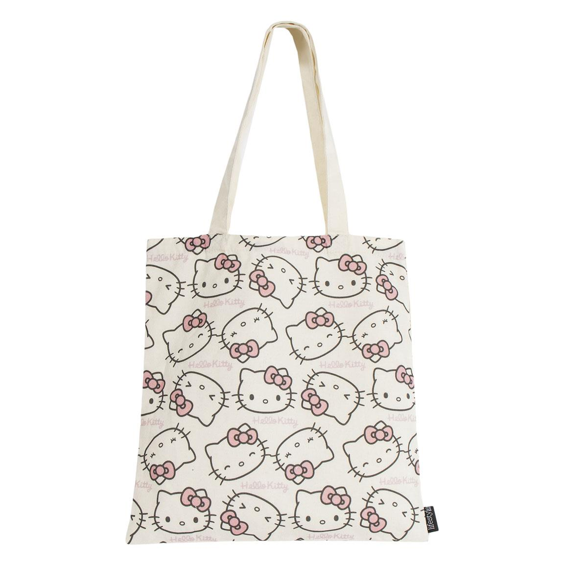 Borsa in Tela Riutilizzabile Hello Kitty Sanrio Borsa Shopper Multifunzione - 5689