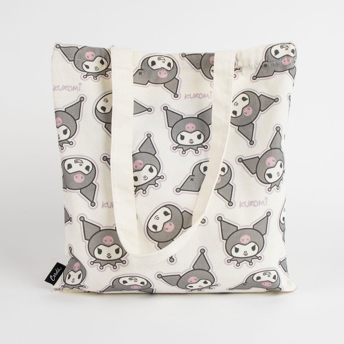 Borsa in Tela Riutilizzabile Kuromi Sanrio Borsa Shopper Multifunzione - 5758