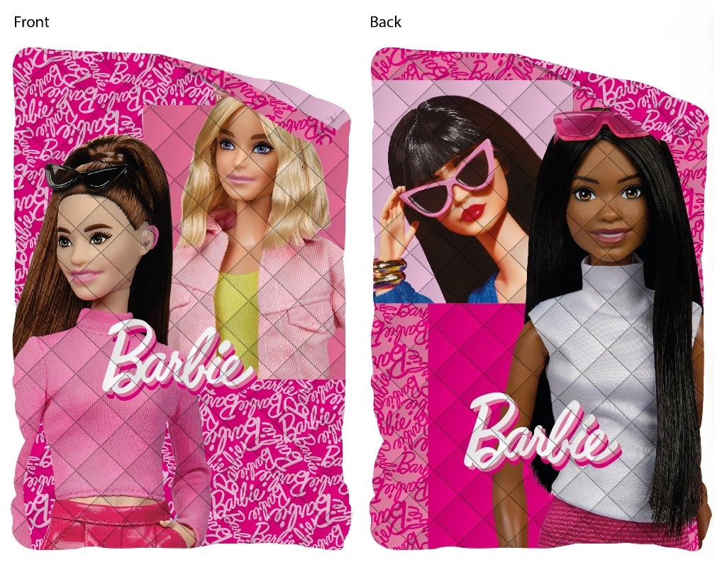 Trapuntino Doubleface Barbie Coperta Copriletto Trapuntato 100 Gsm Letto Singolo 170x250 CM - Bar1767