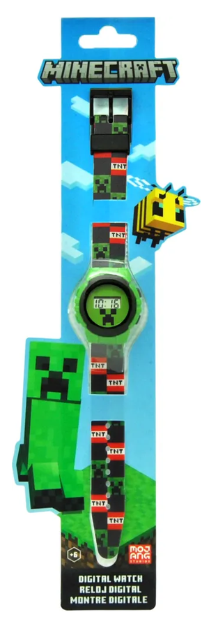 Orologio da Polso Digitale Minecraft in Confezione Sagomata - Min4223
