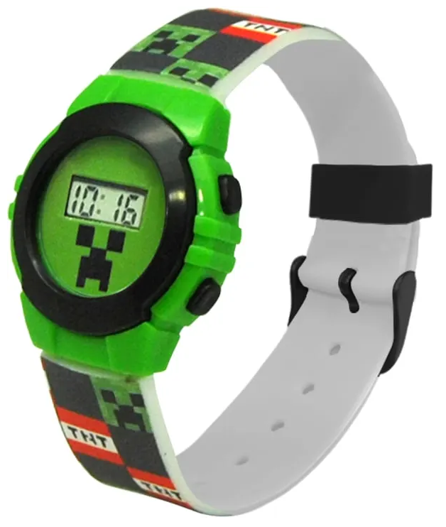 Orologio da Polso Digitale Minecraft in Confezione Sagomata - Min4223