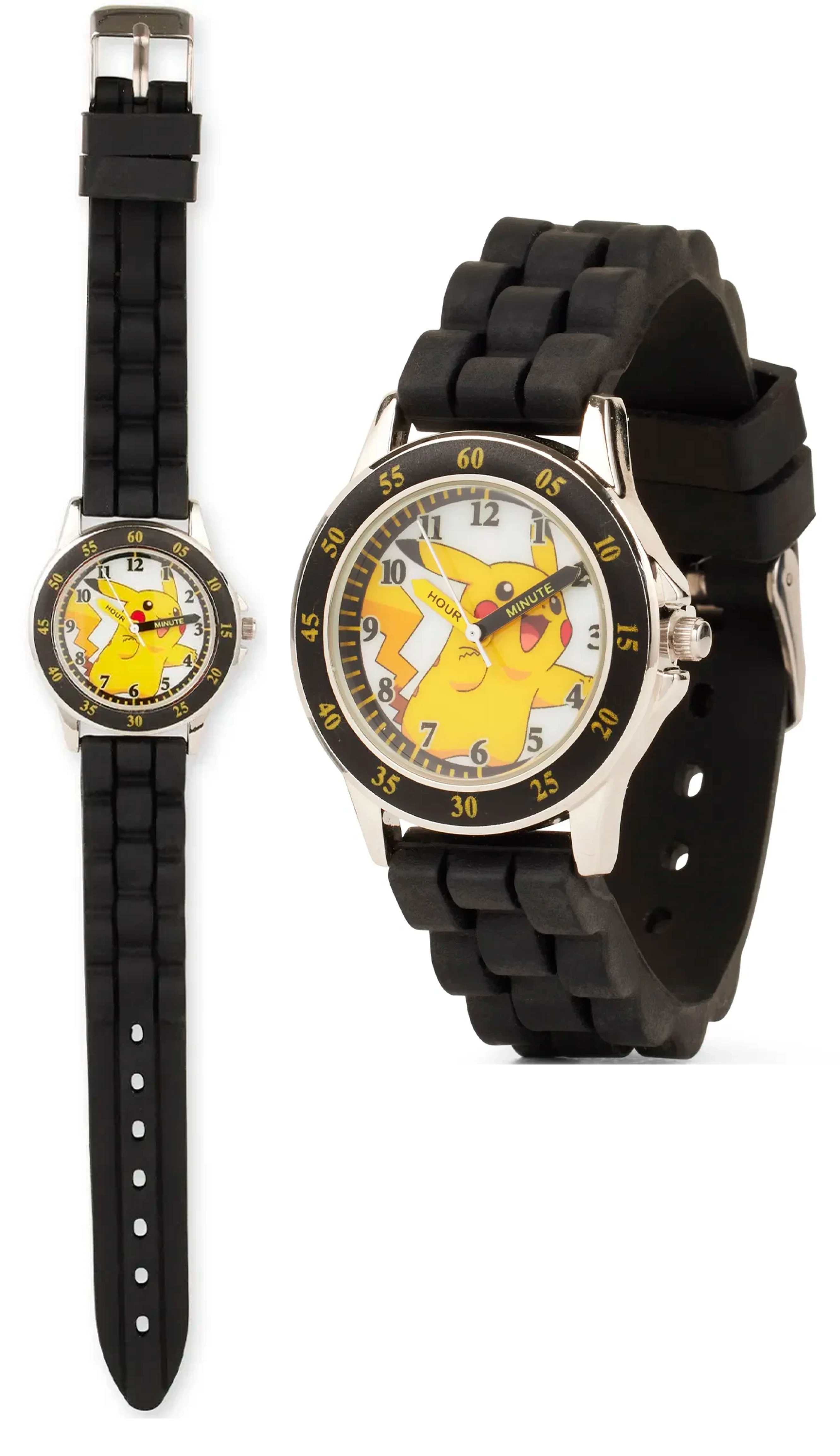 Orologio da Polso Analogico Pikachu Pokémon Accessorio per Bambini - Pok9048