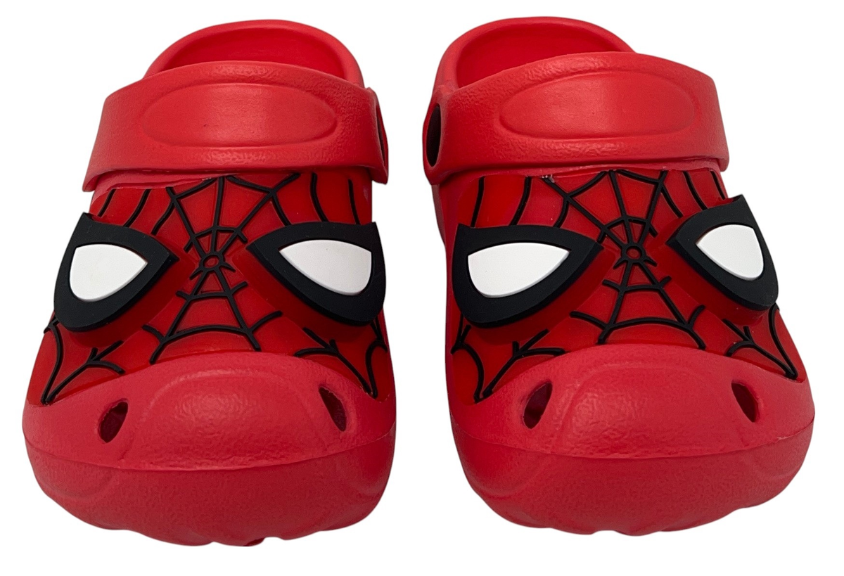 Ciabatte Luminose Spiderman MARVEL Modello Crocs in Eva con Cinturino Bambino - 6623