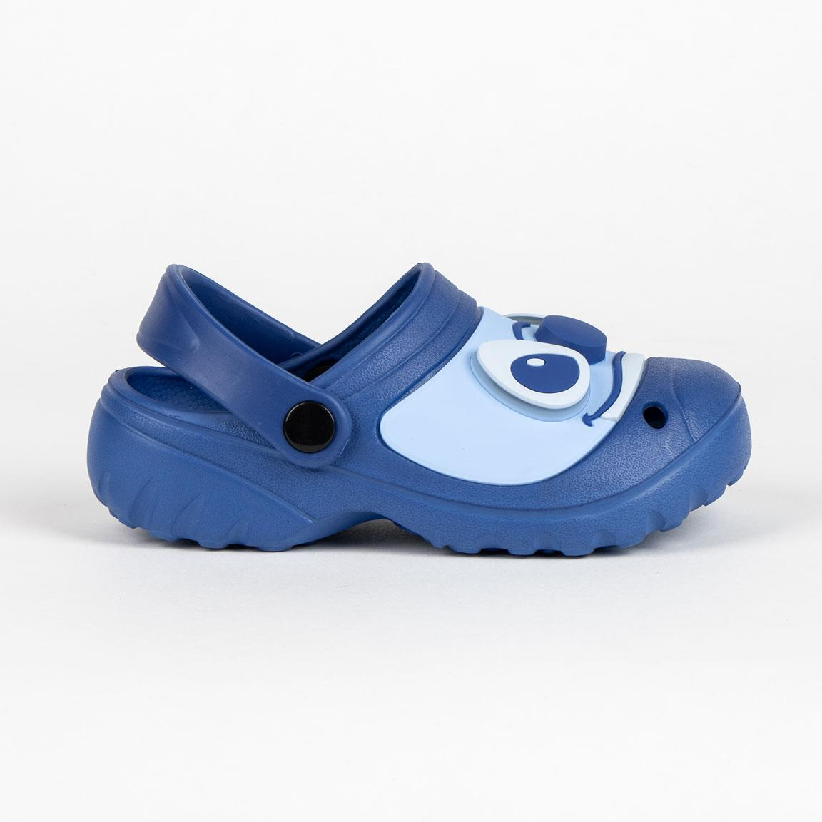 Ciabatte Luminose Stitch DISNEY Modello Crocs in Eva con Cinturino Bambino - 6808