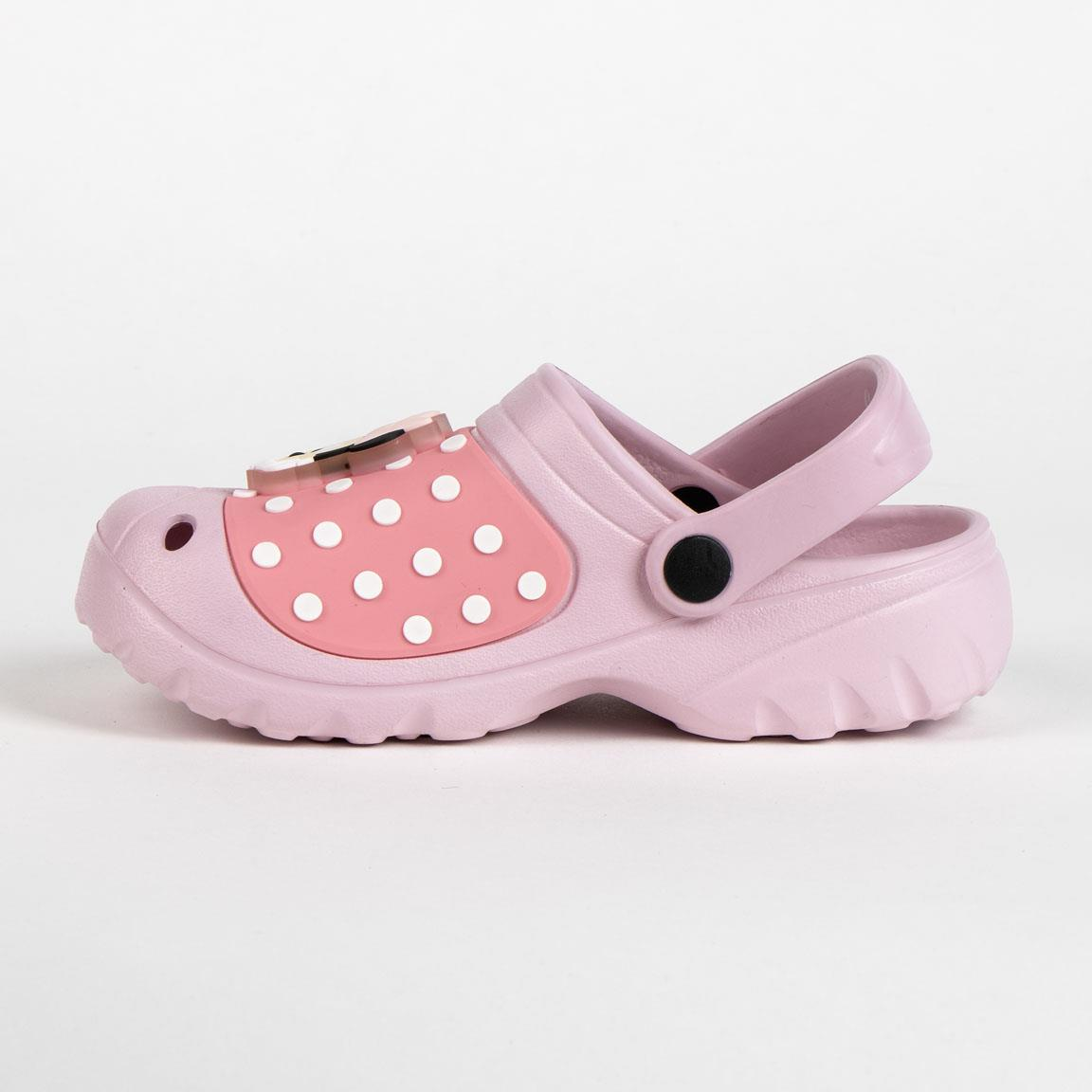 Ciabatte Luminose Minnie Mouse DISNEY Modello Crocs in Eva con Cinturino Bambina - 6810