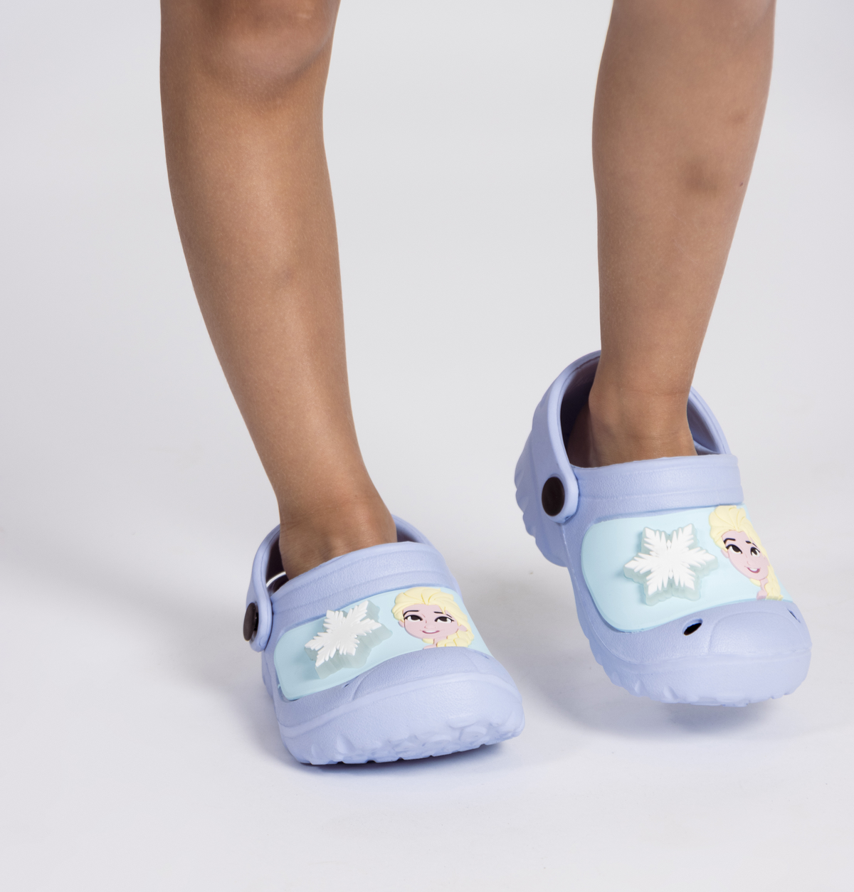 Ciabatte Luminose Frozen DISNEY Modello Crocs in Eva con Cinturino Bambina - 6809