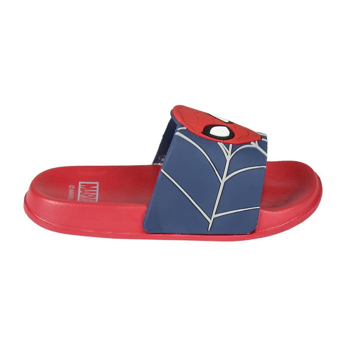 Ciabatte Spiderman MARVEL Pantofole Aperte in Eva Monofascia Mare Piscina - 4289
