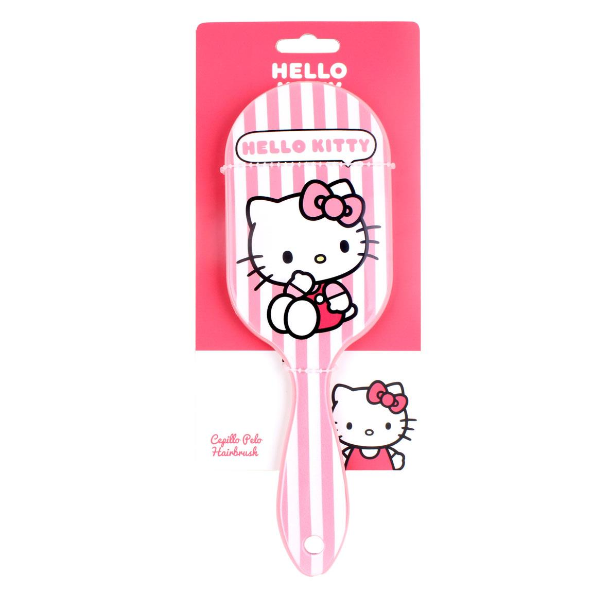 Spazzola Hello Kitty Districante per Capelli 22 CM con Setole Morbide - 3225