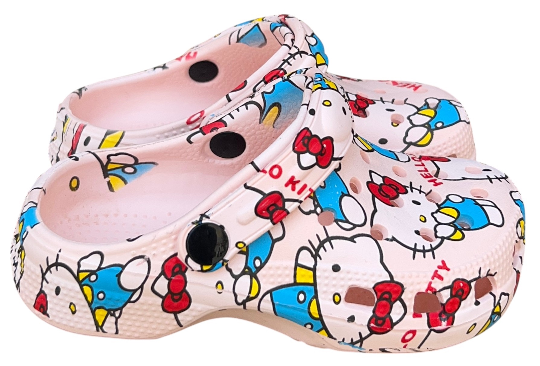 Ciabatte Hello Kitty Modello Crocs in Eva con Cinturino Bambina Piscina Mare - 6819