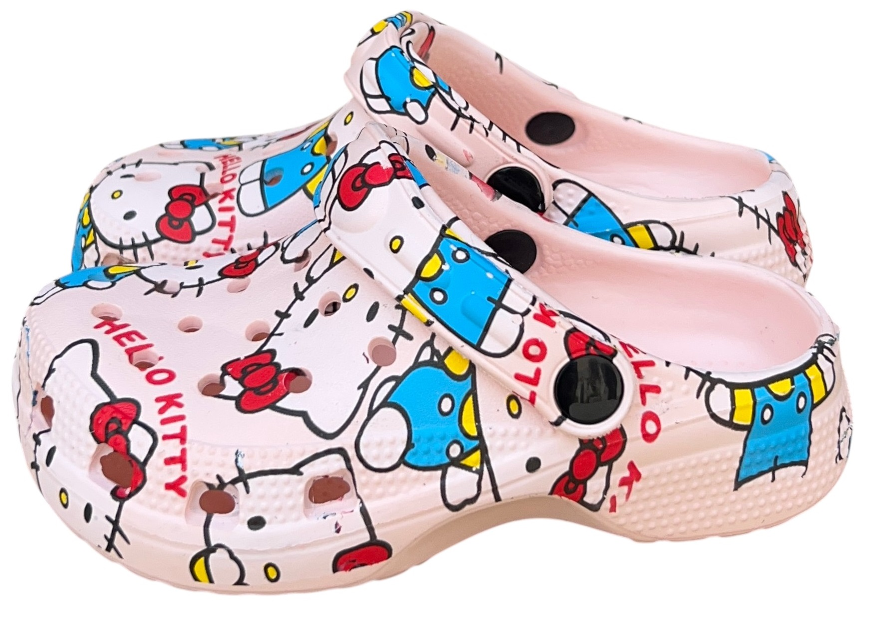 Ciabatte Hello Kitty Modello Crocs in Eva con Cinturino Bambina Piscina Mare - 6819