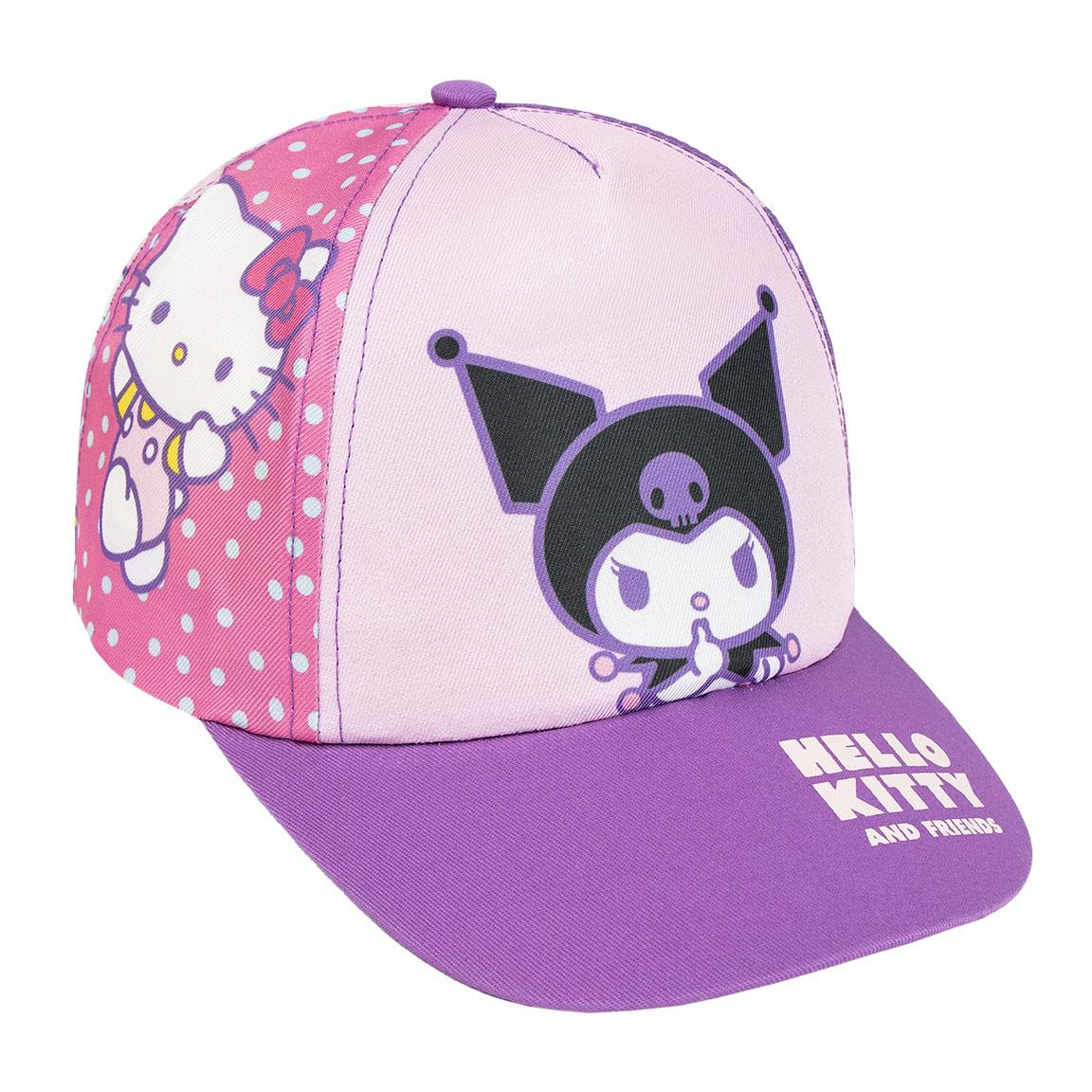 Cappello Kuromi Hello Kitty & Friends Berretto Estivo con Visiera Bambina 53 CM - 0485