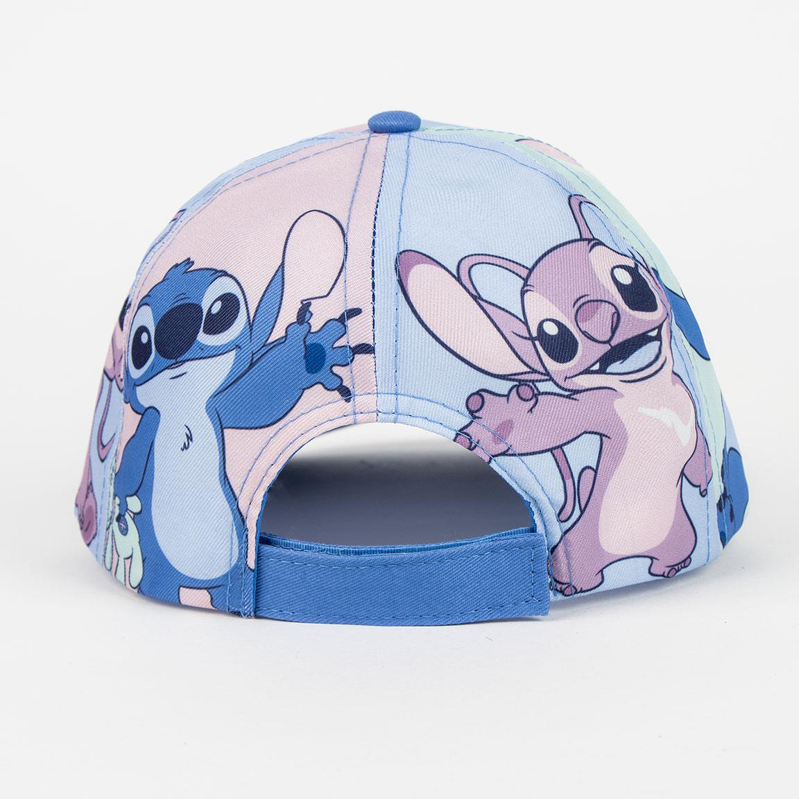 Cappello Stitch e Angel DISNEY Berretto Estivo con Visiera Regolabile Bambini 53 CM - 0438