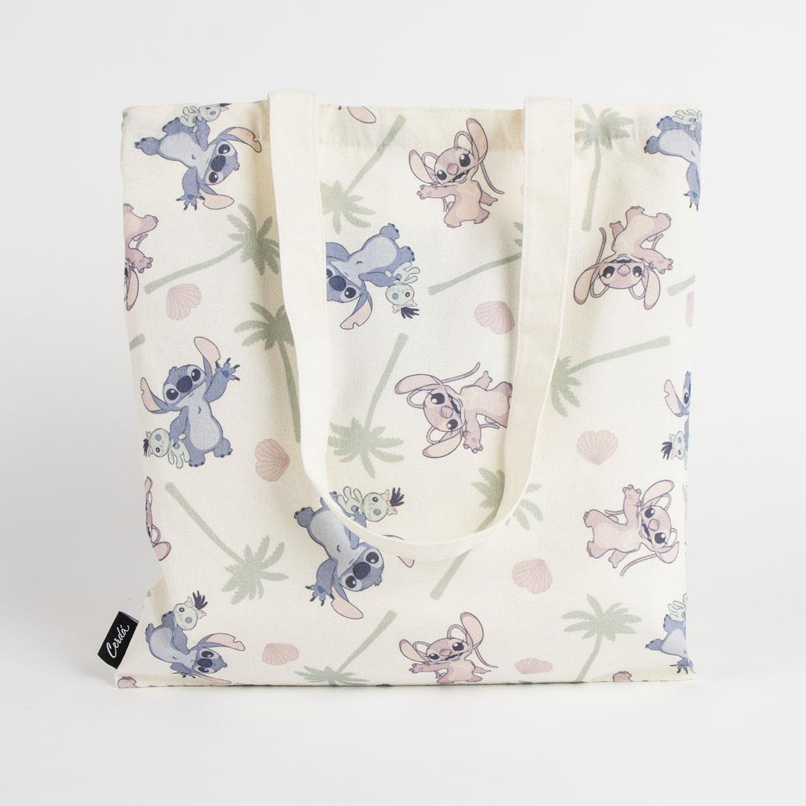 Borsa in Tela Stitch e Angel DISNEY Borsa Shopper Multifunzione Tote Bag- 5688