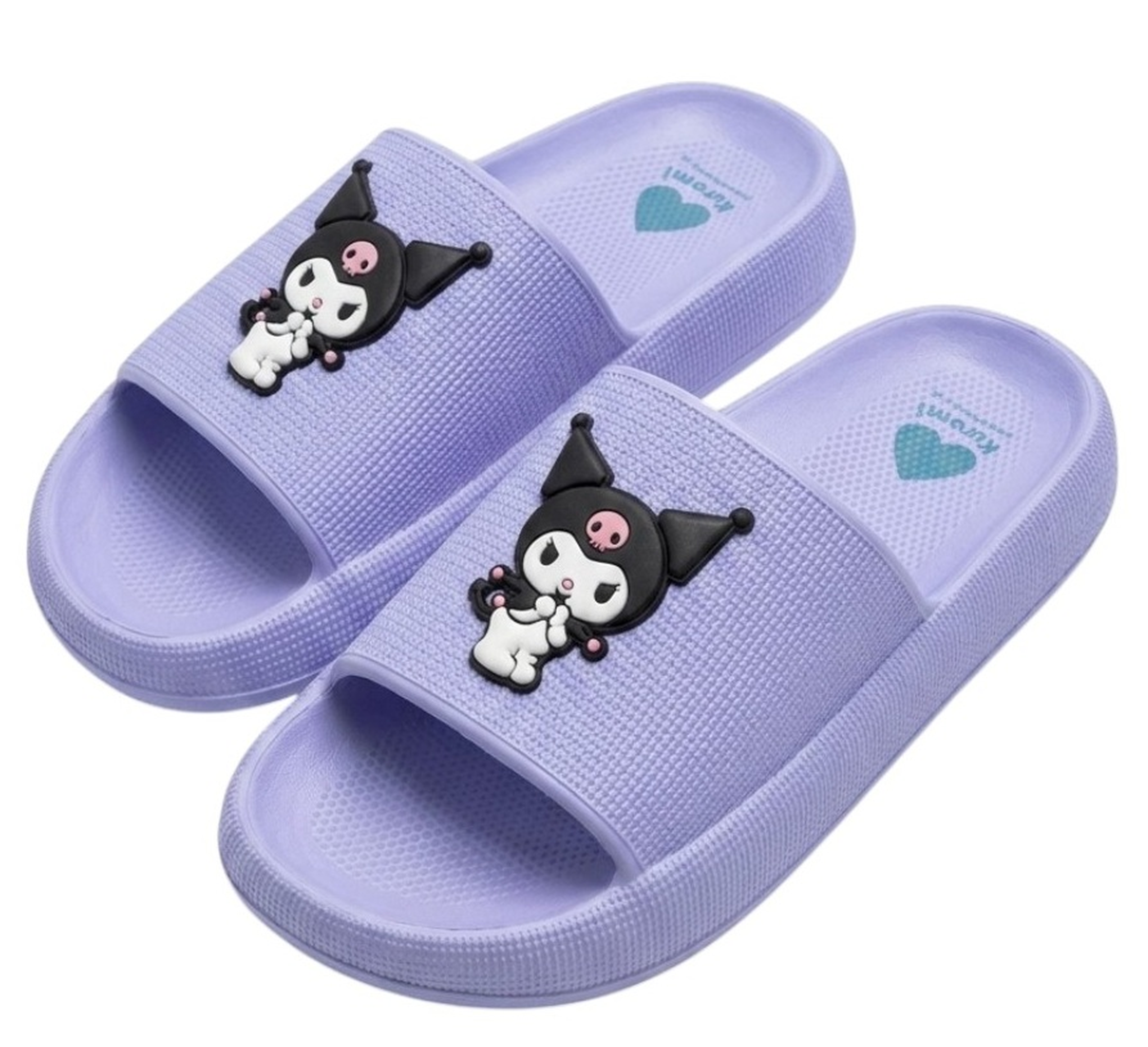 Ciabatte Kuromi Sanrio Pantofole Monofascia per Mare Piscina Adulti - 7319